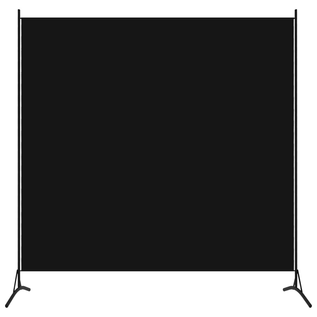 1-paneelinen tilanjakaja musta 175x180 cm - Sisustajankoti.fi
