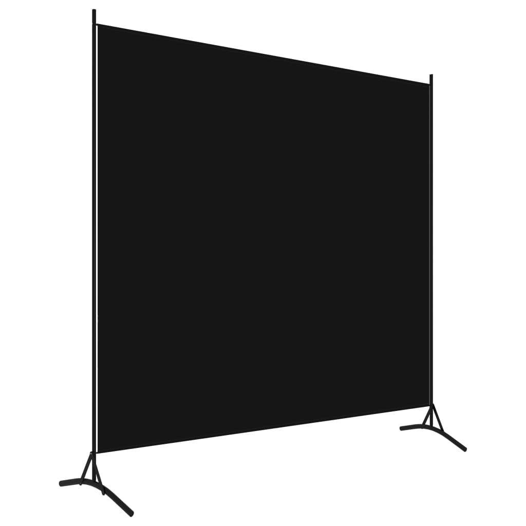 1-paneelinen tilanjakaja musta 175x180 cm - Sisustajankoti.fi