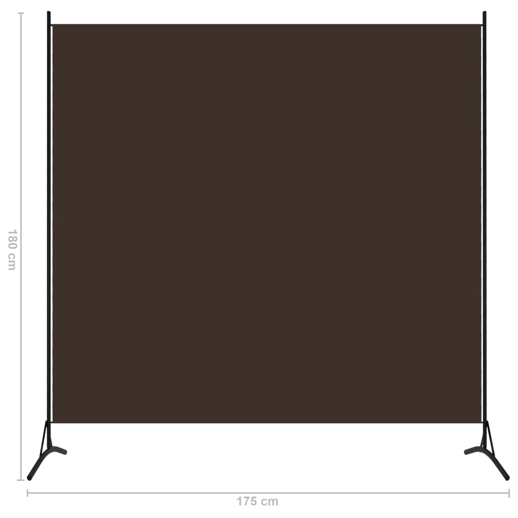 1-paneelinen tilanjakaja ruskea 175x180 cm - Sisustajankoti.fi