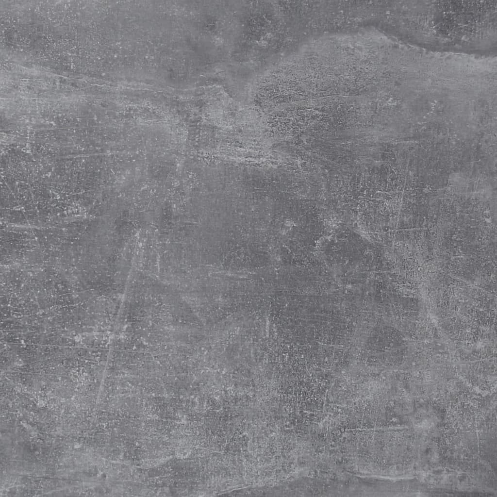 Työpöytä vetolaatikolla 123x50x76,5 cm betoni ja valkoinen - Sisustajankoti.fi