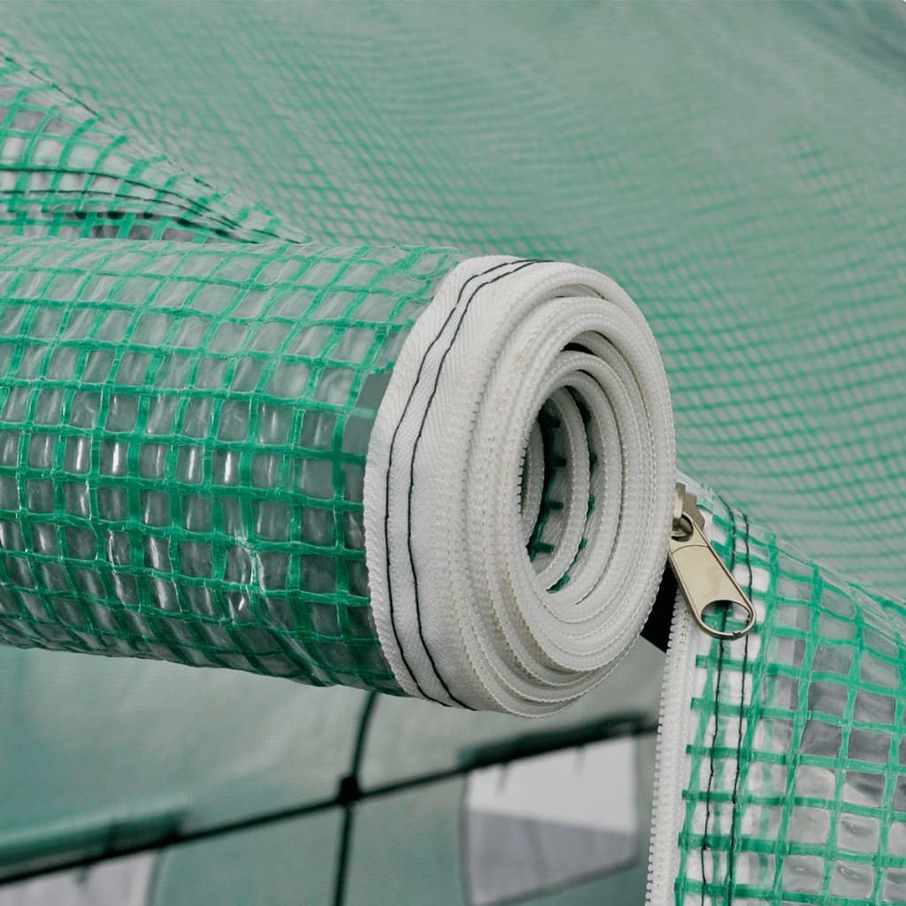 Muovikatteinen kasvihuone teräsrungolla 18m² kannettava - Sisustajankoti.fi