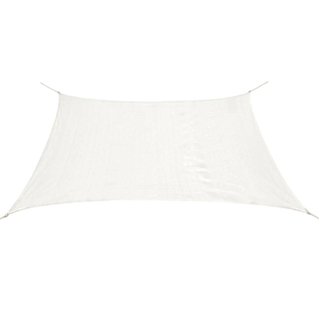 Aurinkovarjopurje HDPE suorakaide 2x4 m valkoinen - Sisustajankoti.fi