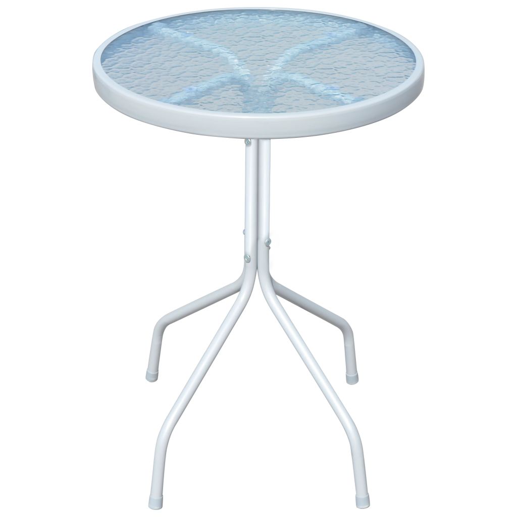 Bistropöytä harmaa 50x71 cm teräs - Sisustajankoti.fi