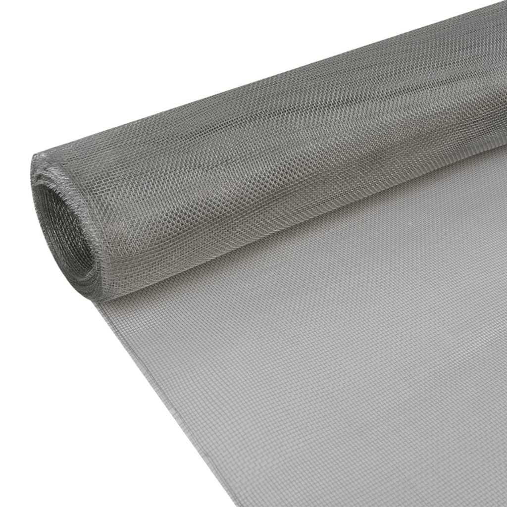 Verkkosuoja ruostumaton teräs 100x500 cm hopea - Sisustajankoti.fi