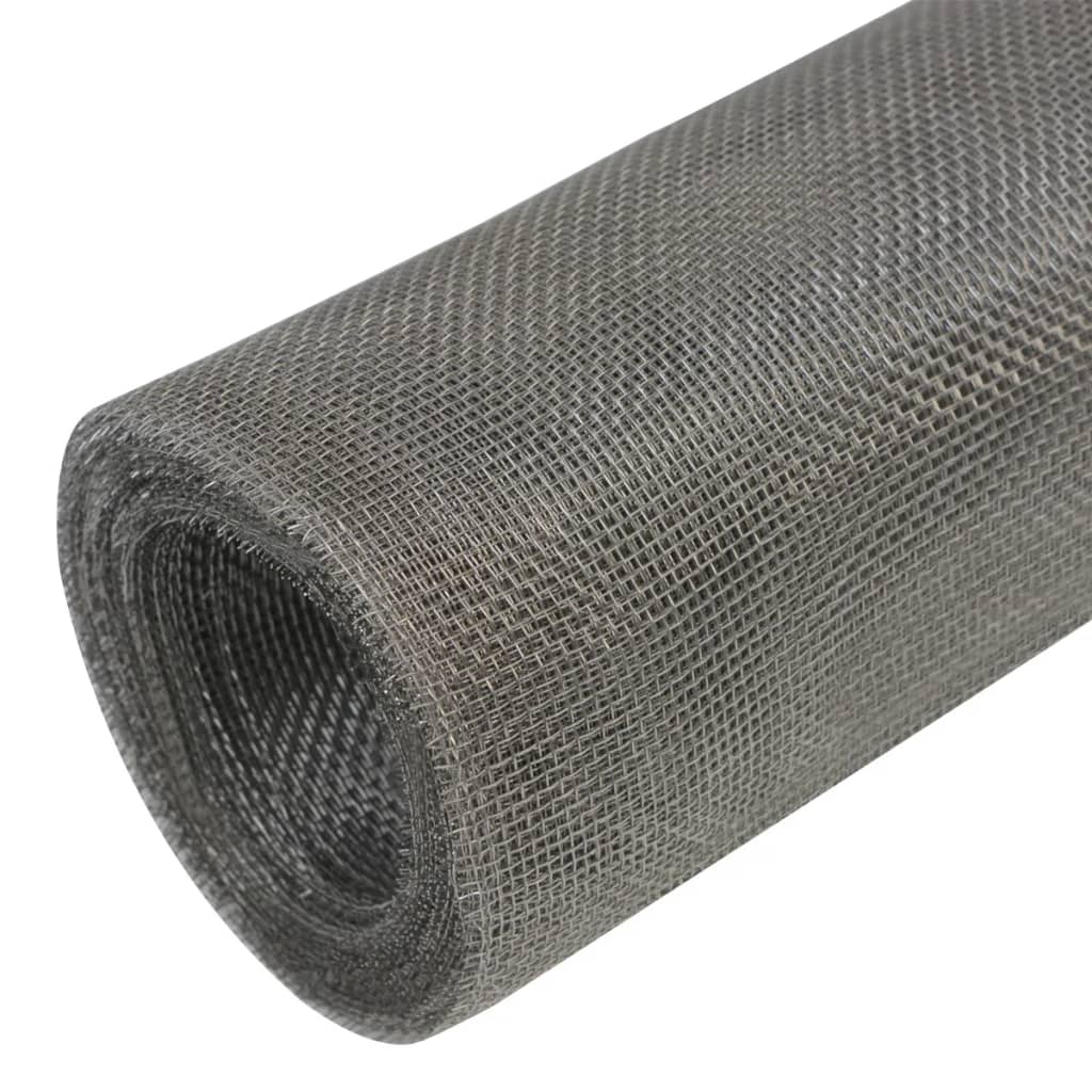 Verkkosuoja ruostumaton teräs 100x500 cm hopea - Sisustajankoti.fi