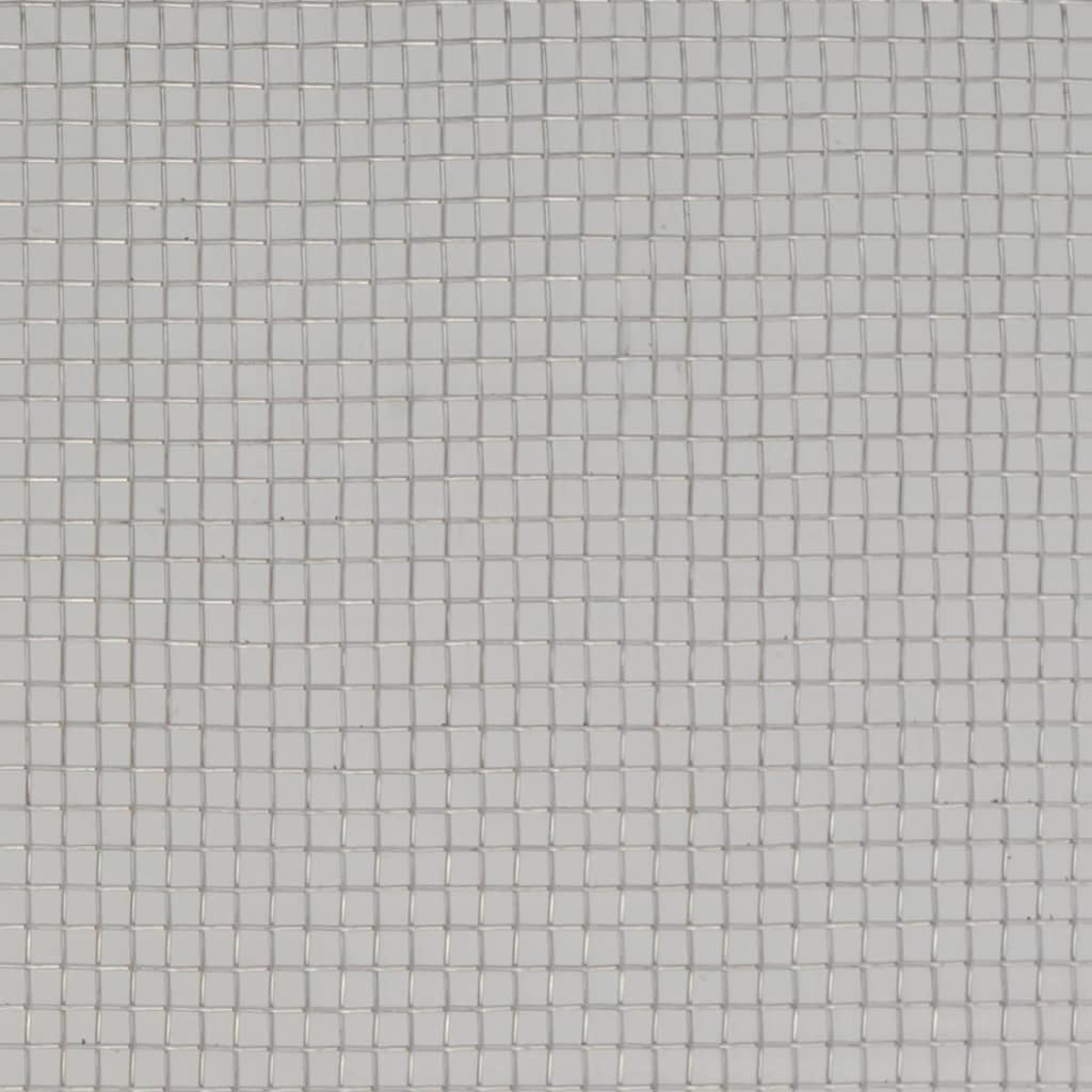 Verkkosuoja ruostumaton teräs 100x500 cm hopea - Sisustajankoti.fi