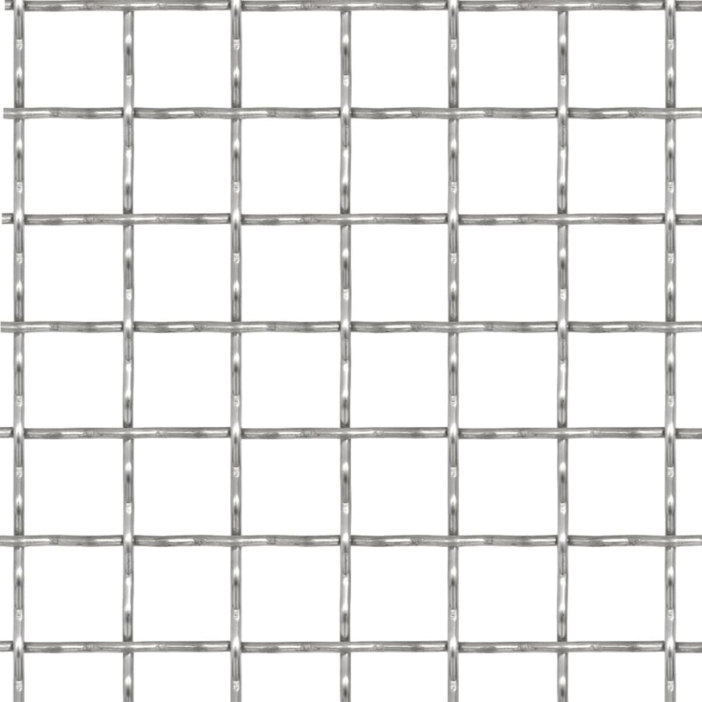 Verkkoaita ruostumaton teräs 100x85 cm 21x21x2,5 mm - Sisustajankoti.fi