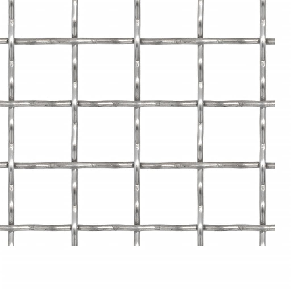 Verkkoaita ruostumaton teräs 100x85 cm 21x21x2,5 mm - Sisustajankoti.fi