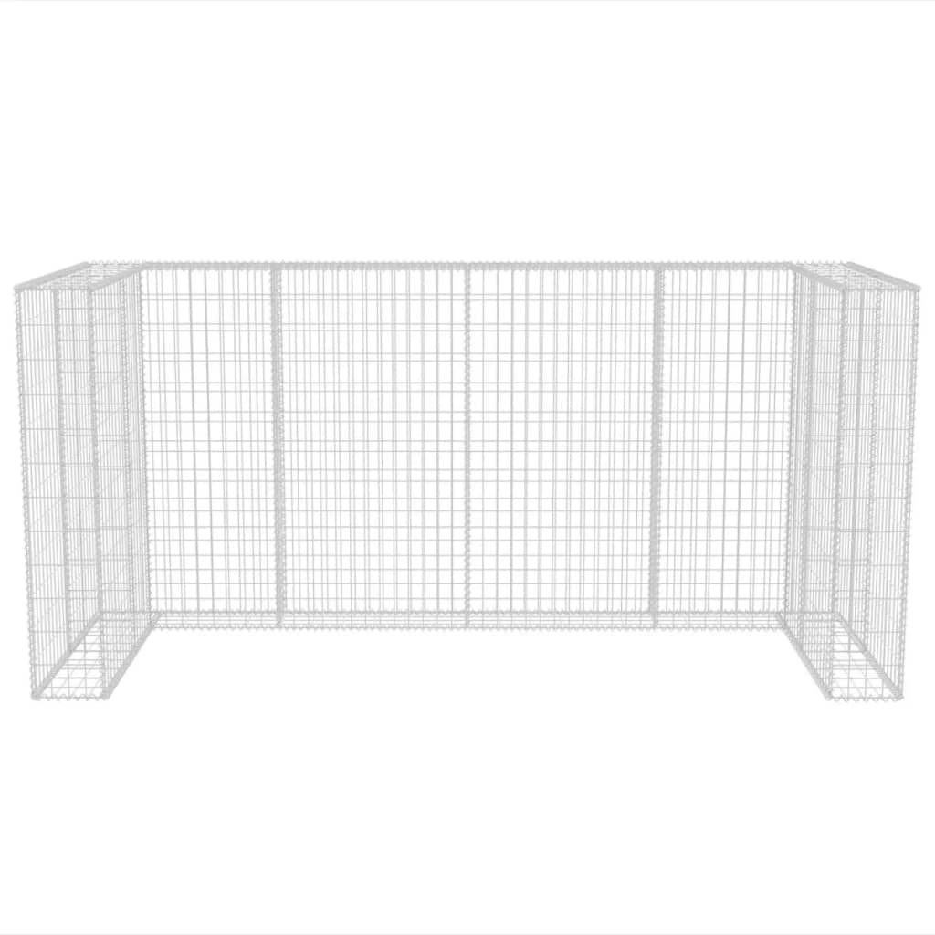 Kivikoriaita kolmelle roska-astialle 250x100x120 cm - Sisustajankoti.fi