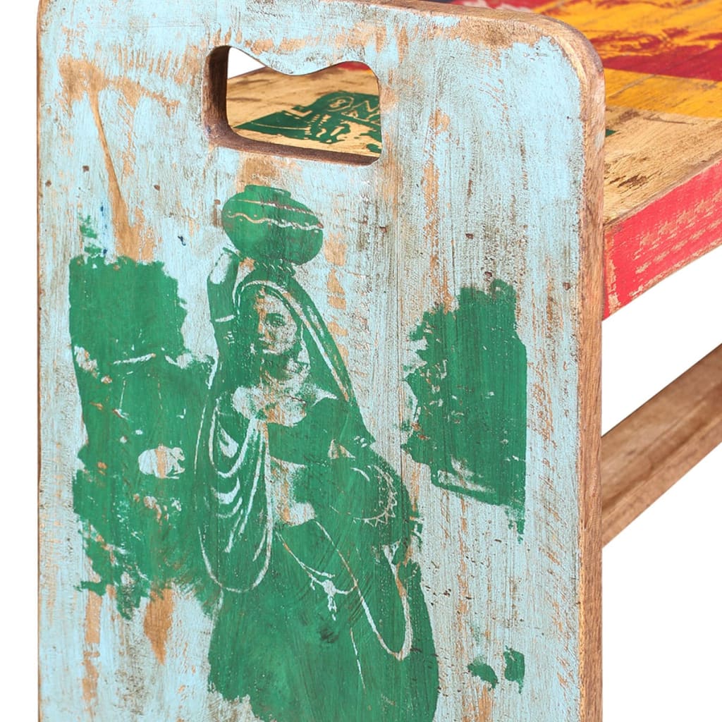 Penkki Cola Täysi uusiokäytetty puu 100x30x50 cm - Sisustajankoti.fi