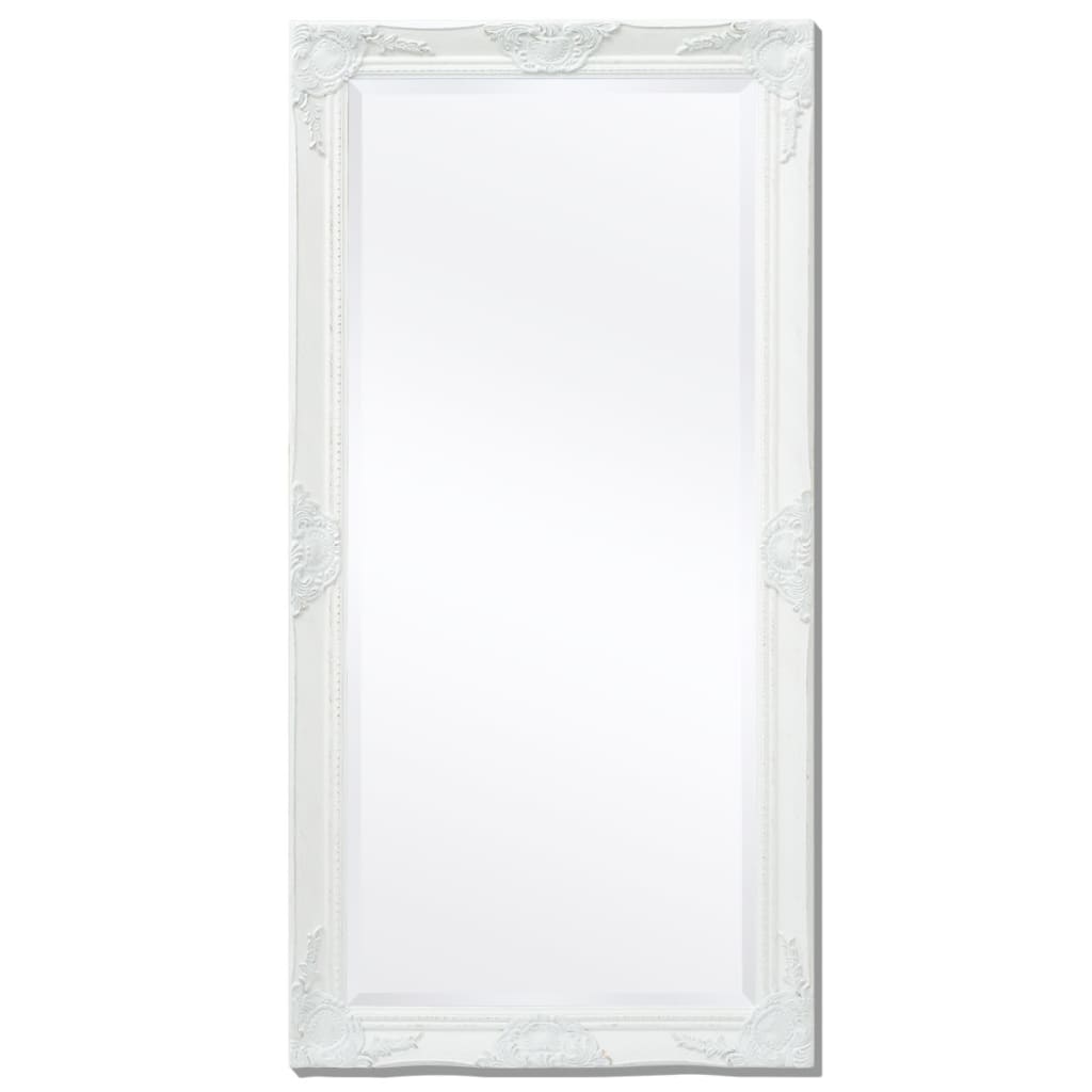Seinäpeili Barokkityylinen 120x60 cm Valkoinen - Sisustajankoti.fi