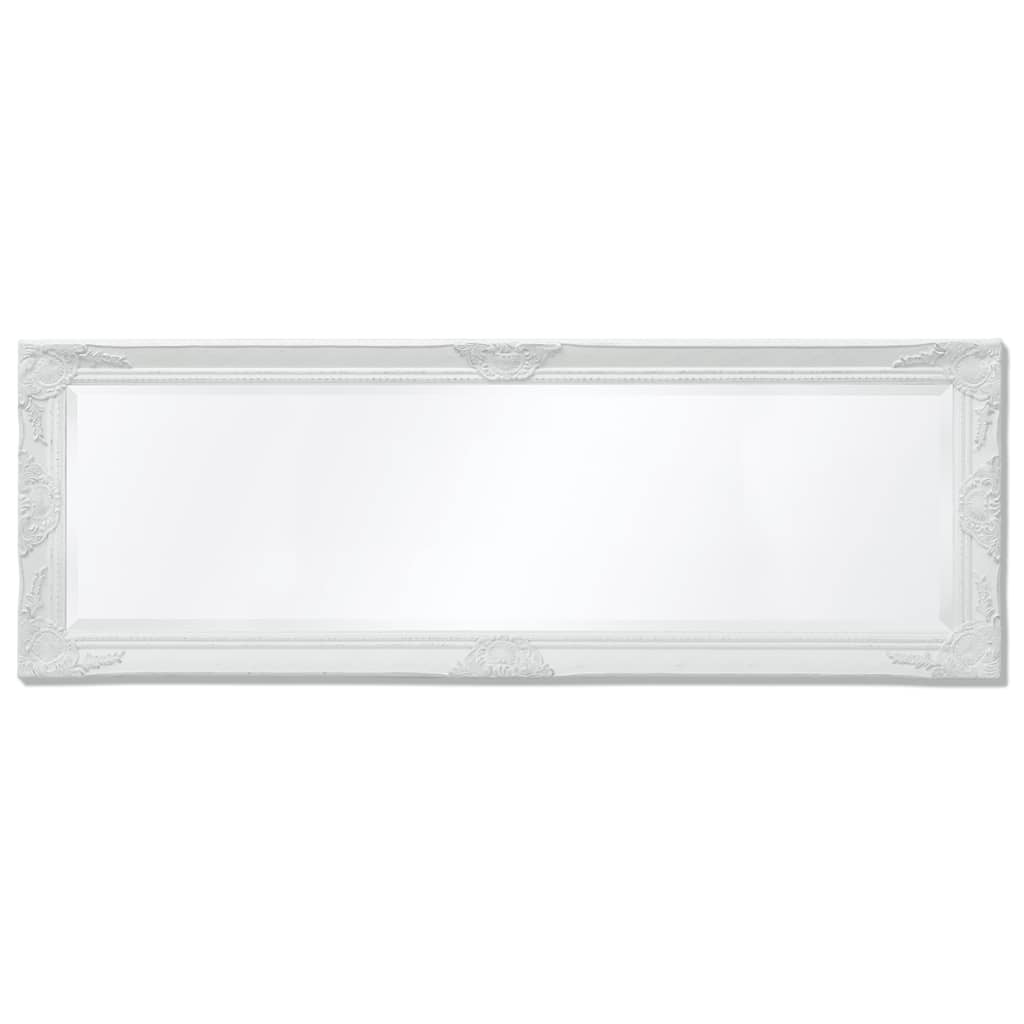 Seinäpeili Barokkityylinen 140x50 cm Valkoinen - Sisustajankoti.fi