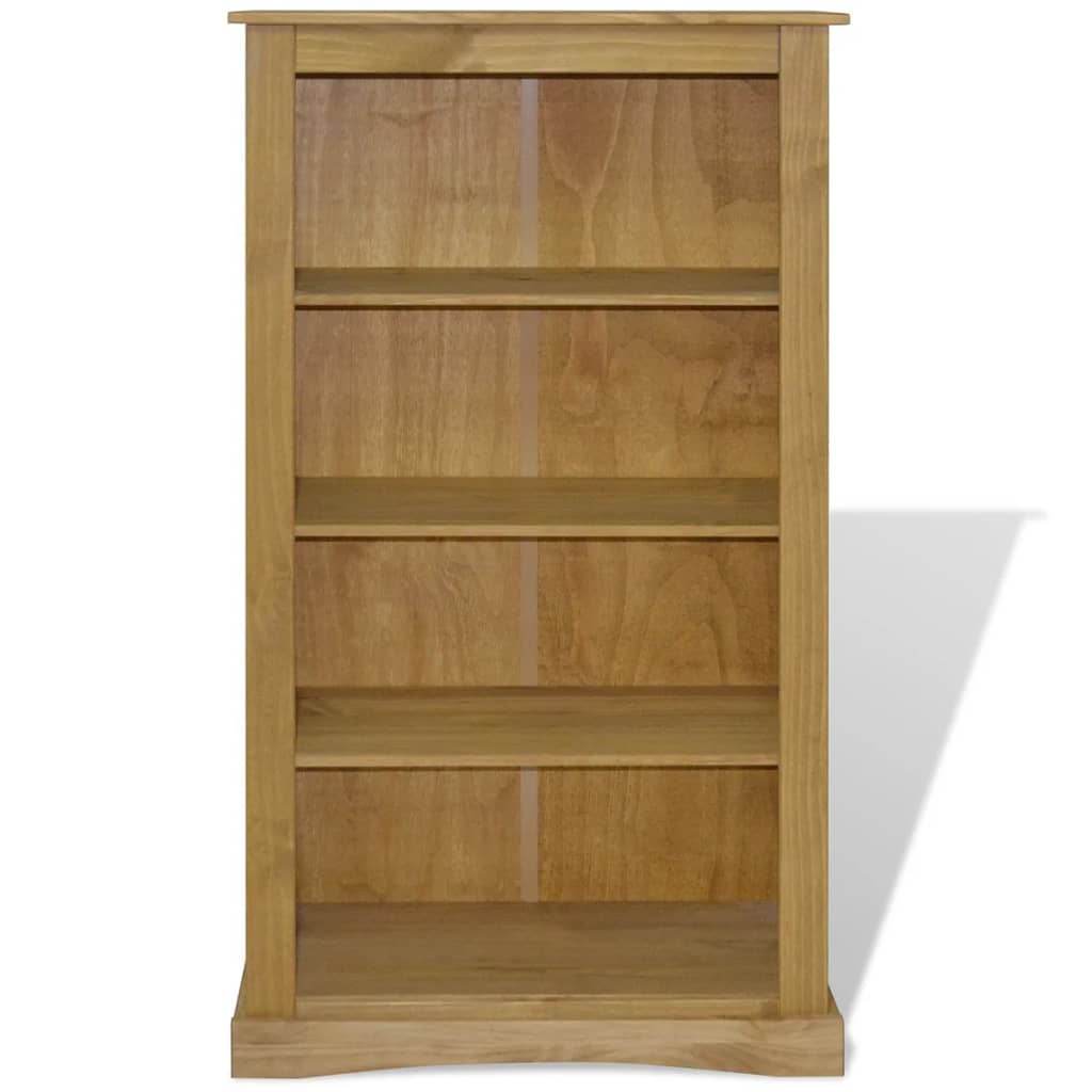 Kirjahylly 4 tasoa Meksikon mänty Corona-sarja 81x29x150 cm - Sisustajankoti.fi