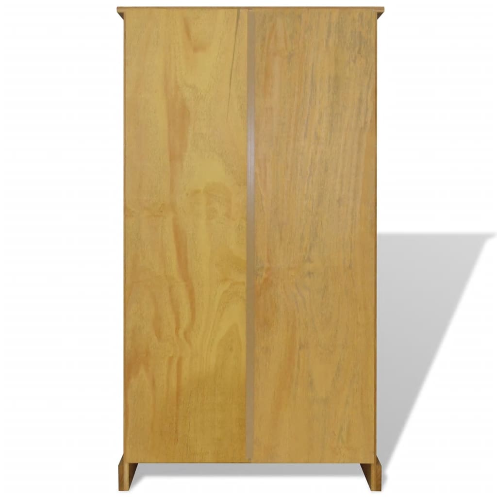 Kirjahylly 4 tasoa Meksikon mänty Corona-sarja 81x29x150 cm - Sisustajankoti.fi