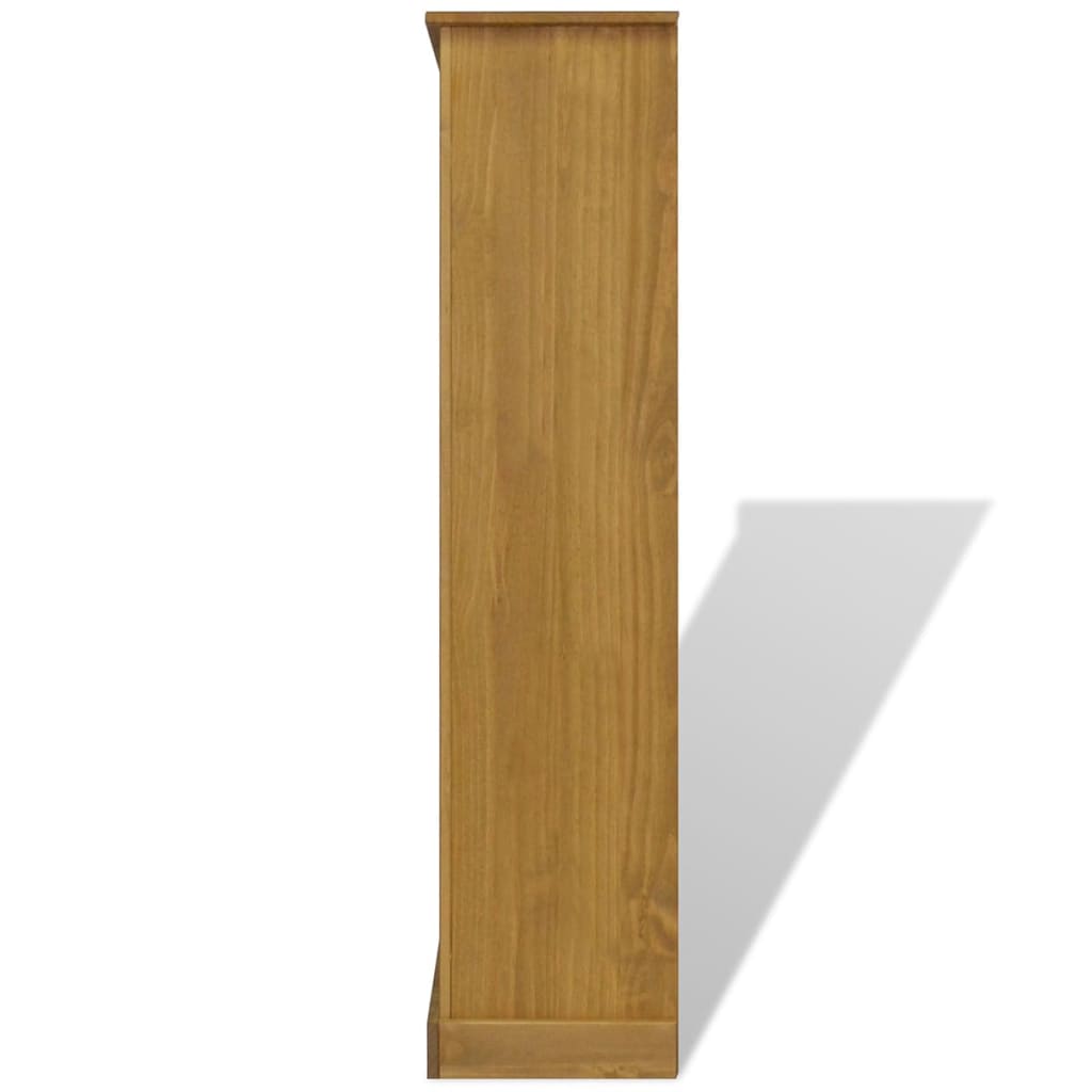 Kirjahylly 4 tasoa Meksikon mänty Corona-sarja 81x29x150 cm - Sisustajankoti.fi