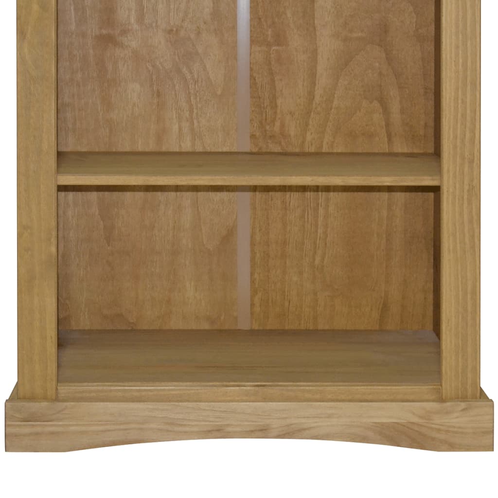 Kirjahylly 4 tasoa Meksikon mänty Corona-sarja 81x29x150 cm - Sisustajankoti.fi
