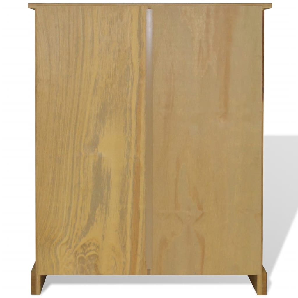 Kirjahylly 3-tasoa Meksikon mänty Corona-sarja 81x29x100 cm - Sisustajankoti.fi