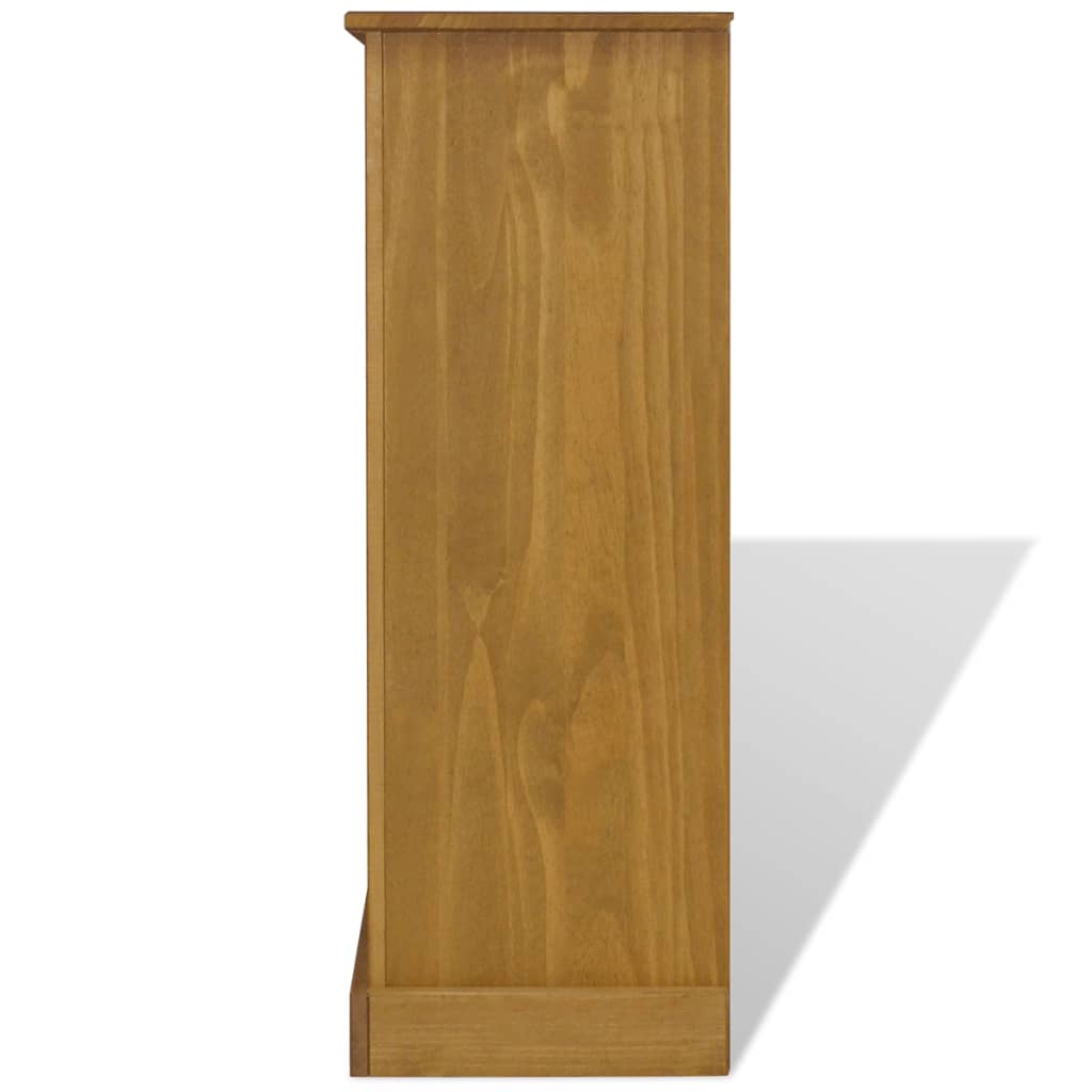 Kirjahylly 3-tasoa Meksikon mänty Corona-sarja 81x29x100 cm - Sisustajankoti.fi