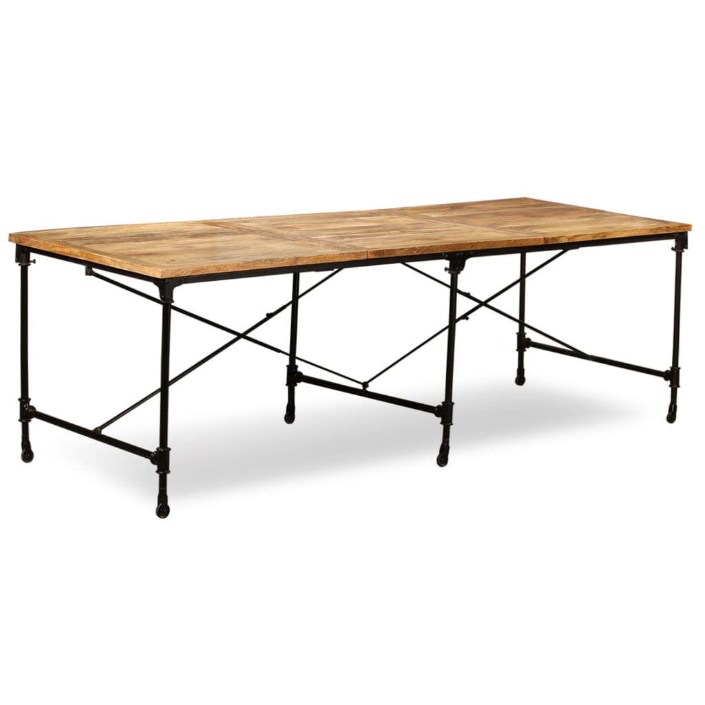 Ruokapöytä kiinteä mangopuu 240 cm - Sisustajankoti.fi