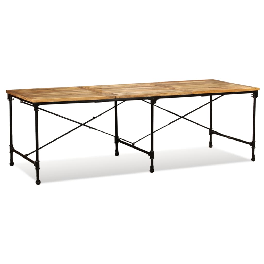Ruokapöytä kiinteä mangopuu 240 cm - Sisustajankoti.fi