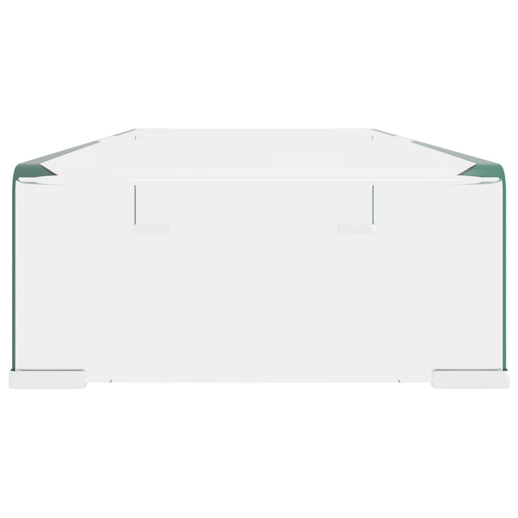 TV-taso/Näyttöteline Kirkas lasi 70x30x13 cm - Sisustajankoti.fi