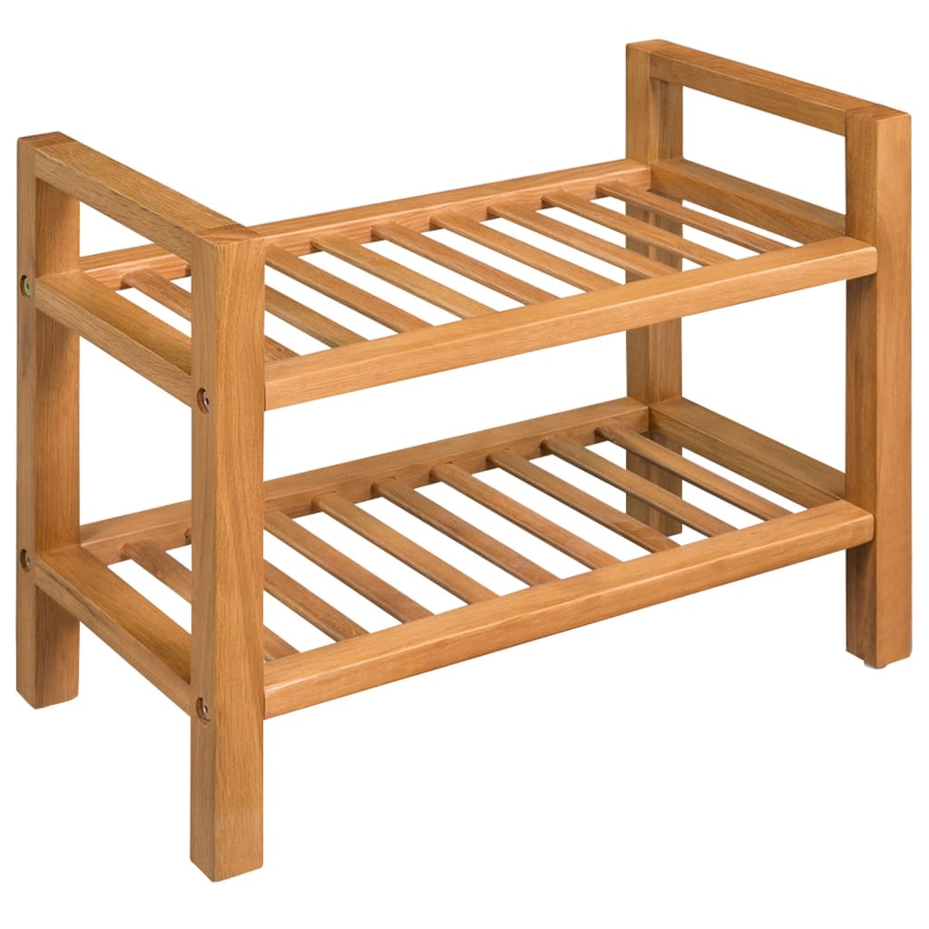 Kenkäteline 2:lla hyllyllä 49,5x27x40 cm täystammi - Sisustajankoti.fi