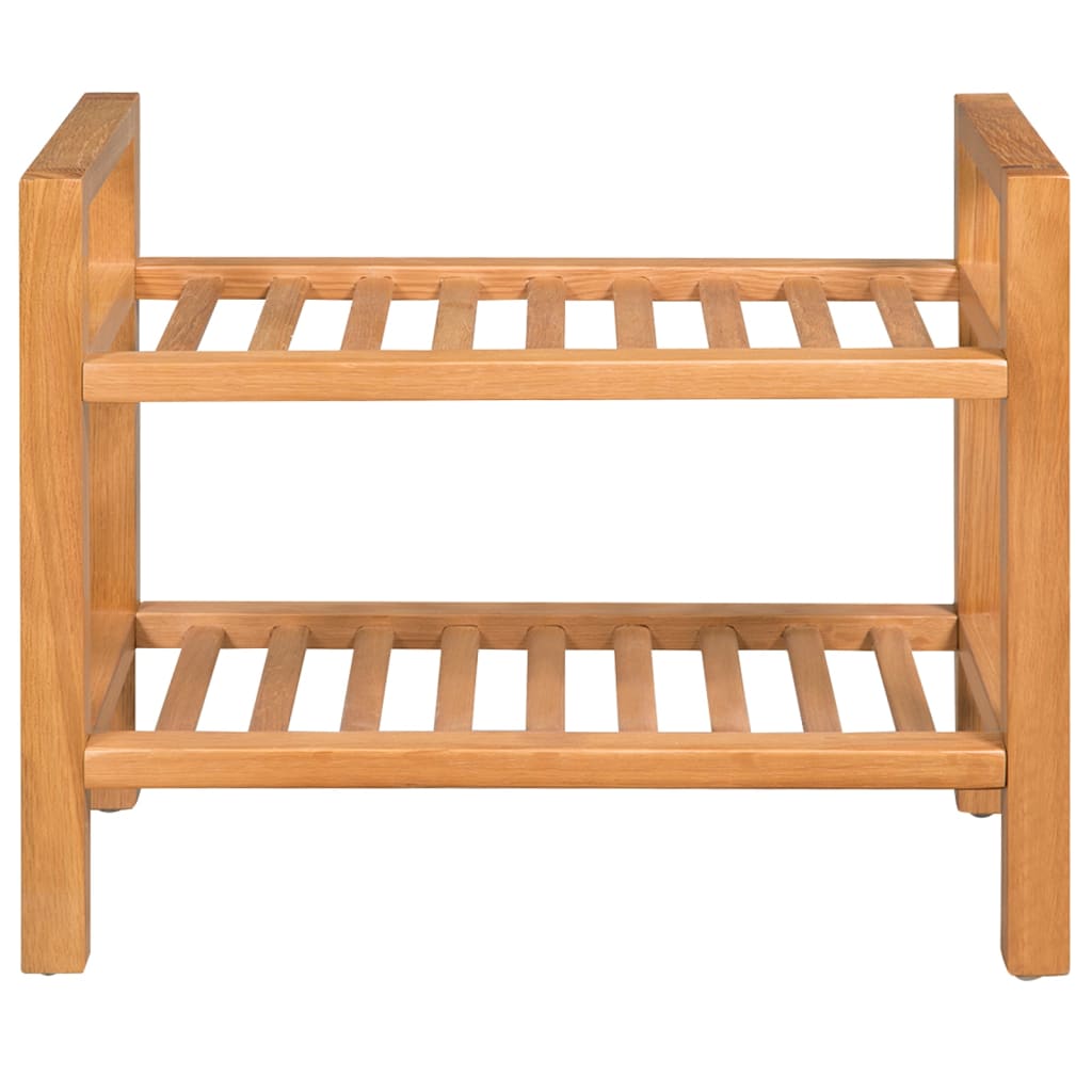 Kenkäteline 2:lla hyllyllä 49,5x27x40 cm täystammi - Sisustajankoti.fi