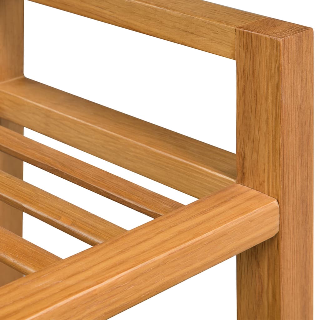 Kenkäteline 2:lla hyllyllä 49,5x27x40 cm täystammi - Sisustajankoti.fi