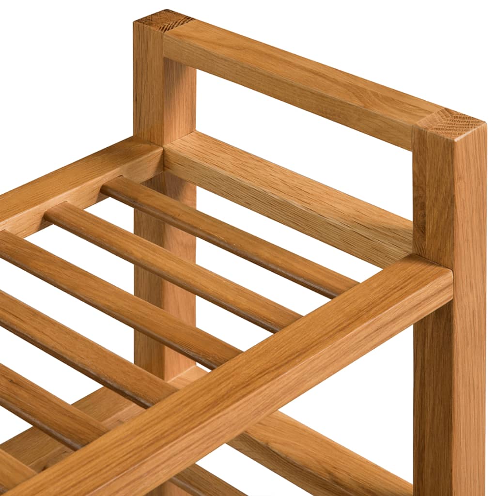 Kenkäteline 3:lla hyllyllä 100x27x59,5 cm täystammi - Sisustajankoti.fi
