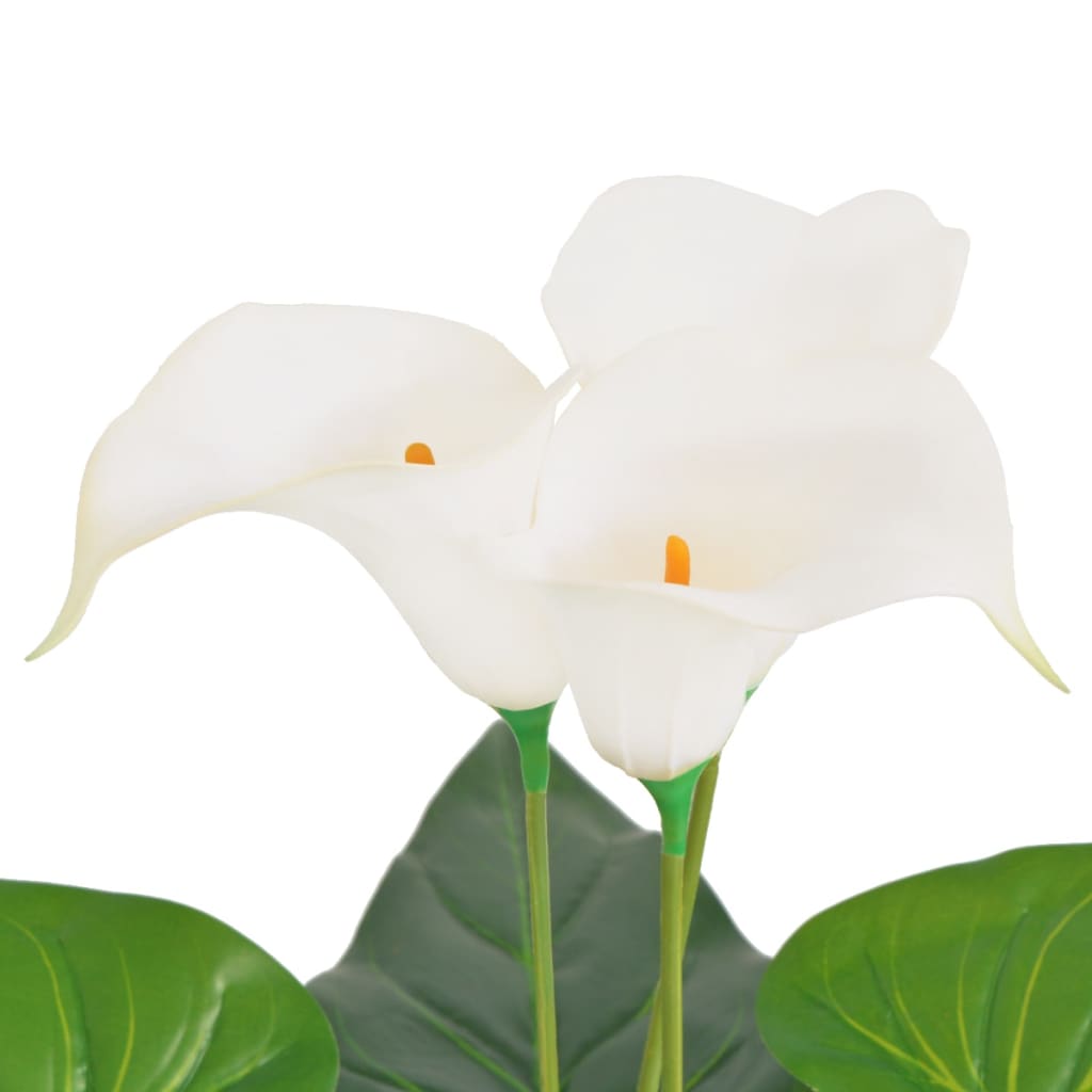 Tekokukka ruukulla huonevehka/kalla 85 cm valkoinen - Sisustajankoti.fi