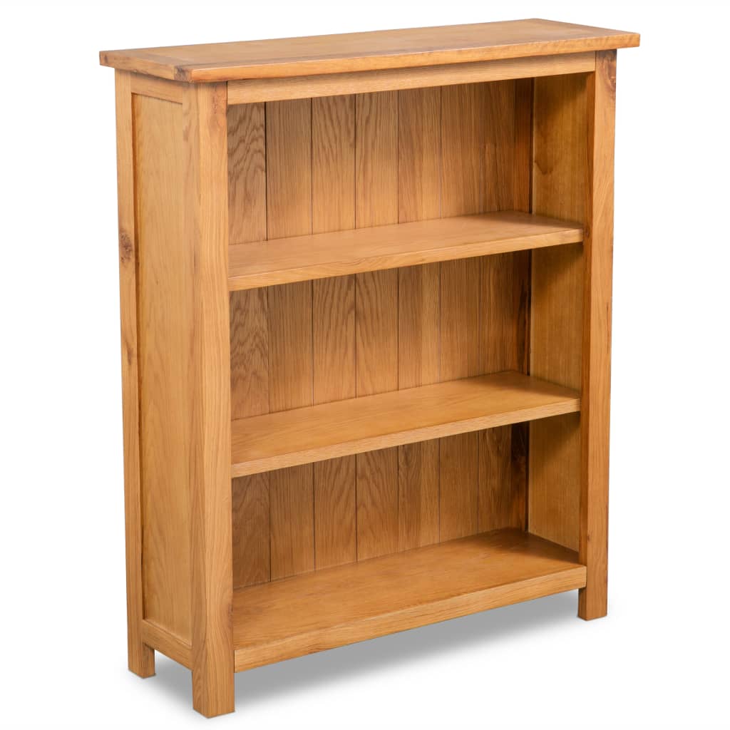 Kirjahylly 3 tasoa 70x22,5x82 cm täystammi - Sisustajankoti.fi