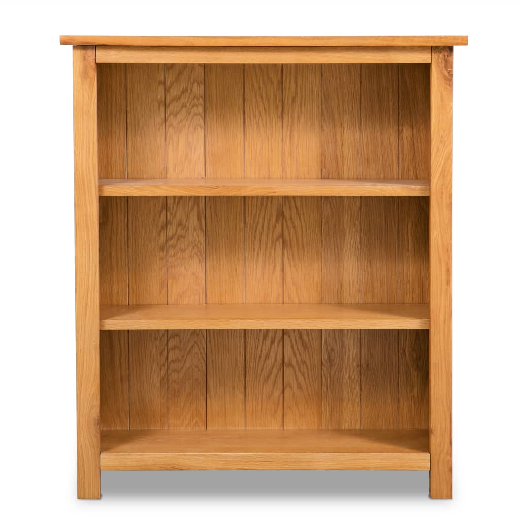 Kirjahylly 3 tasoa 70x22,5x82 cm täystammi - Sisustajankoti.fi