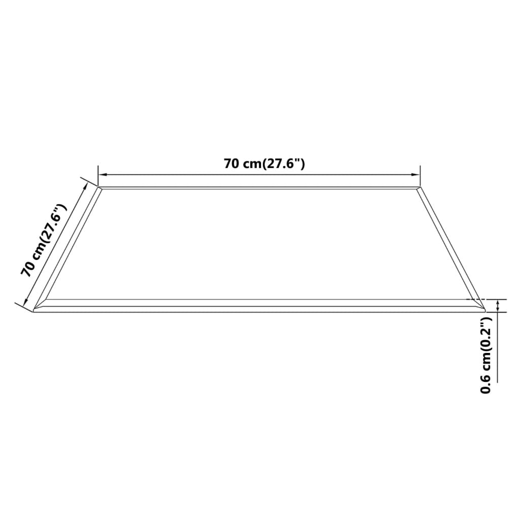 Pöytälevy Karkaistu Lasi Pyöreä 700x700 mm - Sisustajankoti.fi