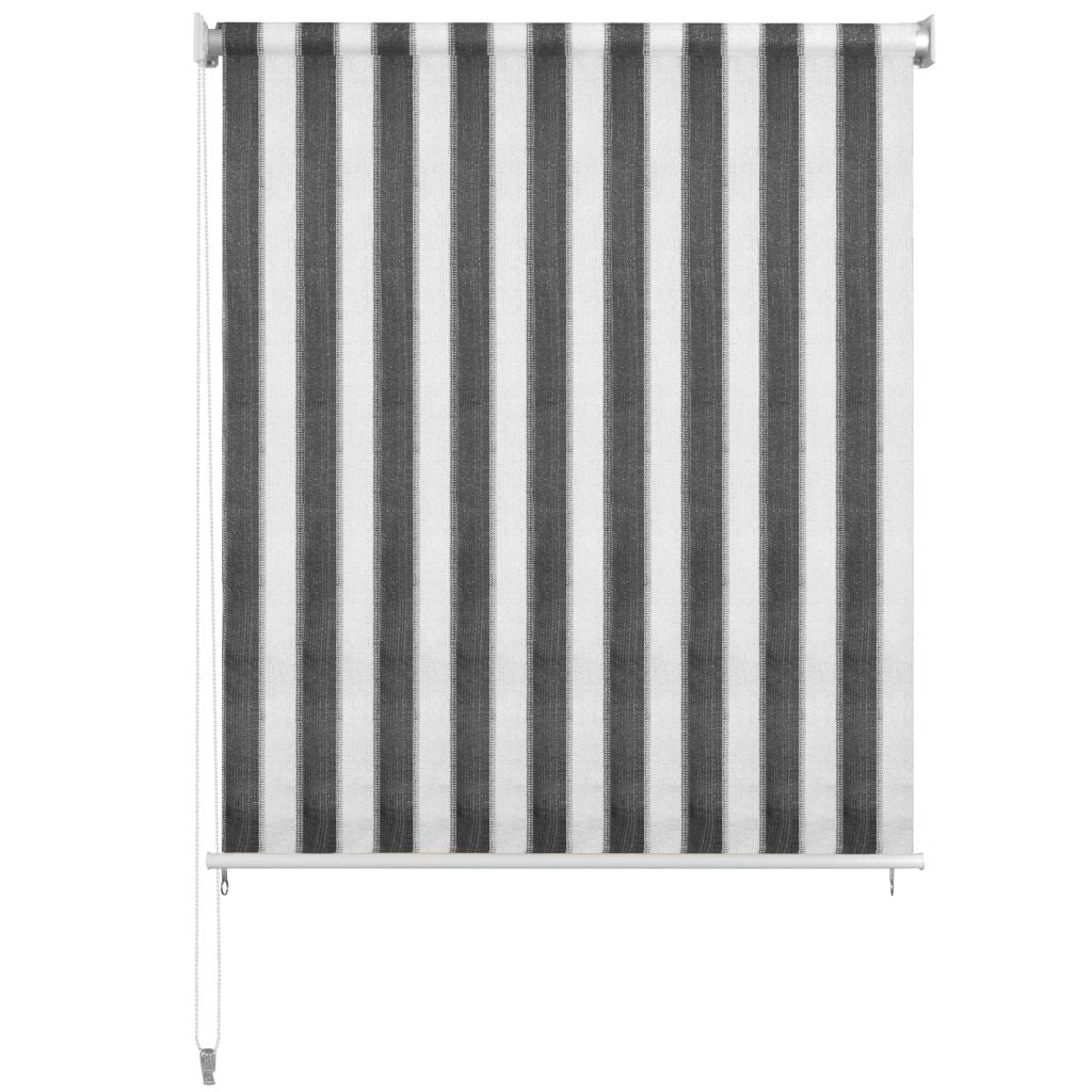 Rullaverho ulkotiloihin 120x140 cm Antrasiitti ja valkoinen - Sisustajankoti.fi