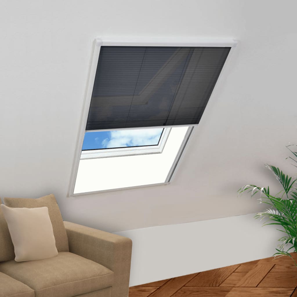 Laskostettu hyönteisverkko ikkunaan 60x80 cm alumiini - Sisustajankoti.fi