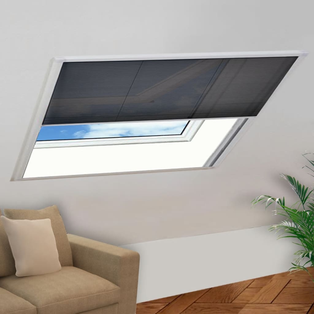 Laskostettu hyönteisverkko ikkunaan 130x100 cm alumiini - Sisustajankoti.fi