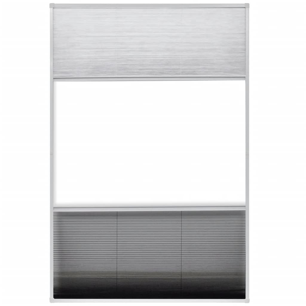 Laskostettu hyönteisverkko ikkunaan 80x120 cm Alumiini - Sisustajankoti.fi