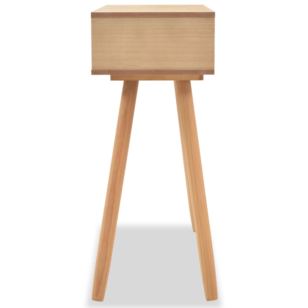 Sivupöytä Täysi mänty 80x30x72 cm Ruskea - Sisustajankoti.fi