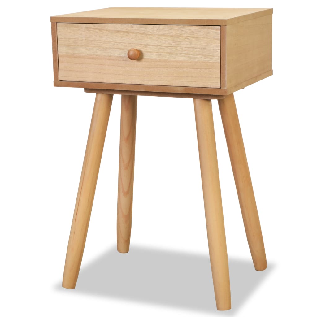 Yöpöydät 2 kpl mänty 40x30x61 cm Ruskea - Sisustajankoti.fi