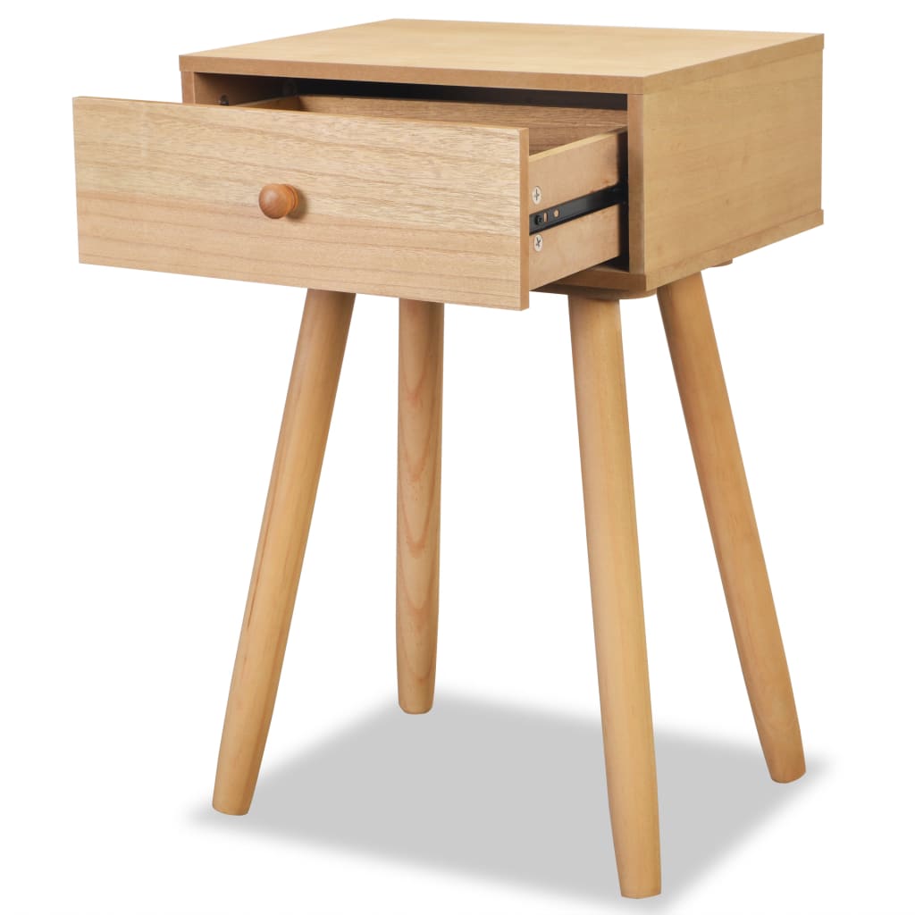 Yöpöydät 2 kpl mänty 40x30x61 cm Ruskea - Sisustajankoti.fi