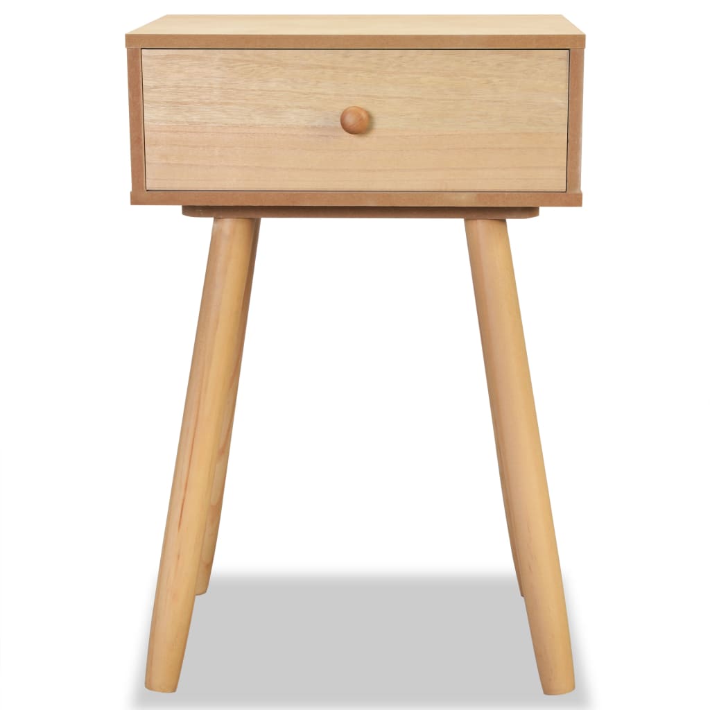 Yöpöydät 2 kpl mänty 40x30x61 cm Ruskea - Sisustajankoti.fi