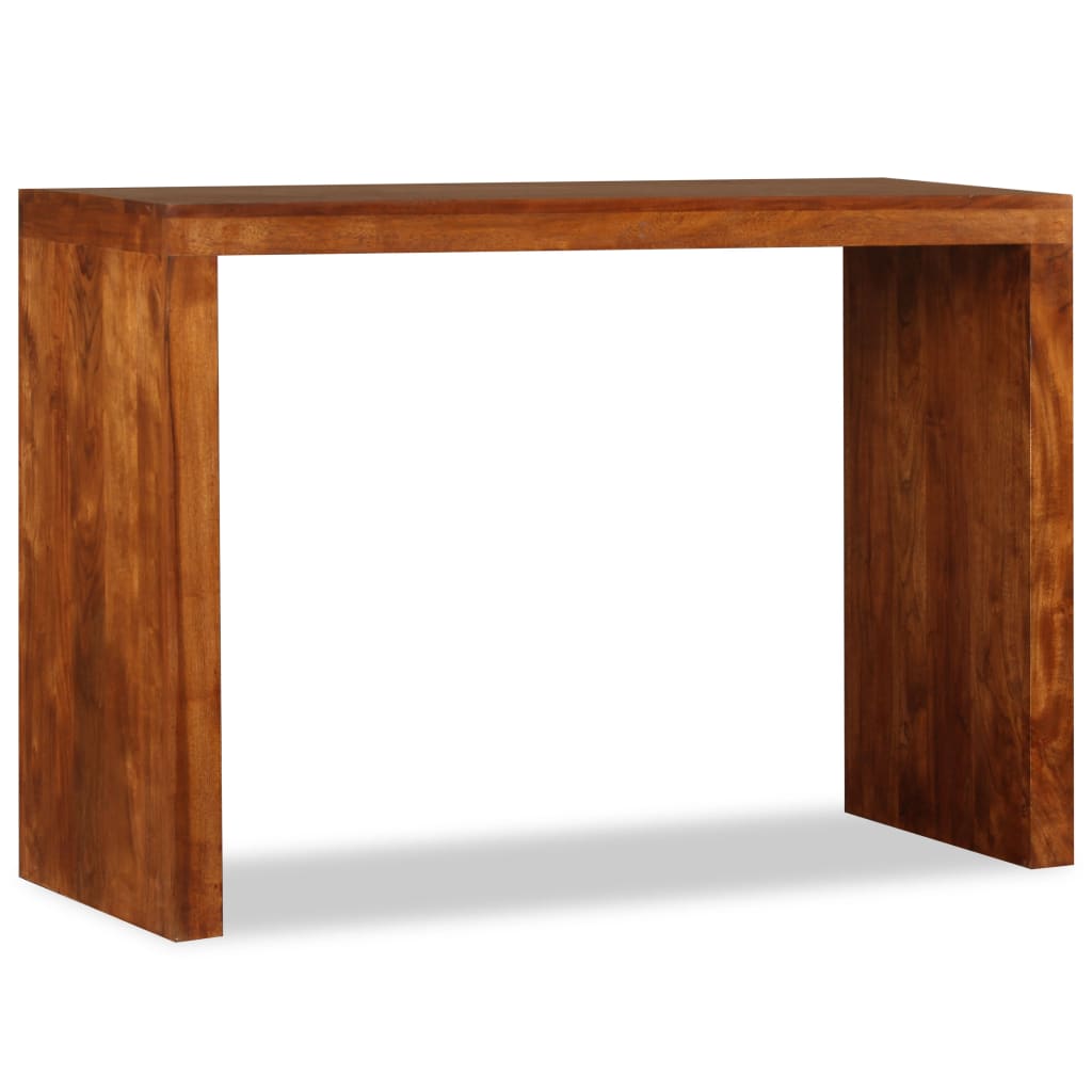Sivupöytä Kiinteä puu seesamviimeistelyllä 110x40x76 cm - Sisustajankoti.fi