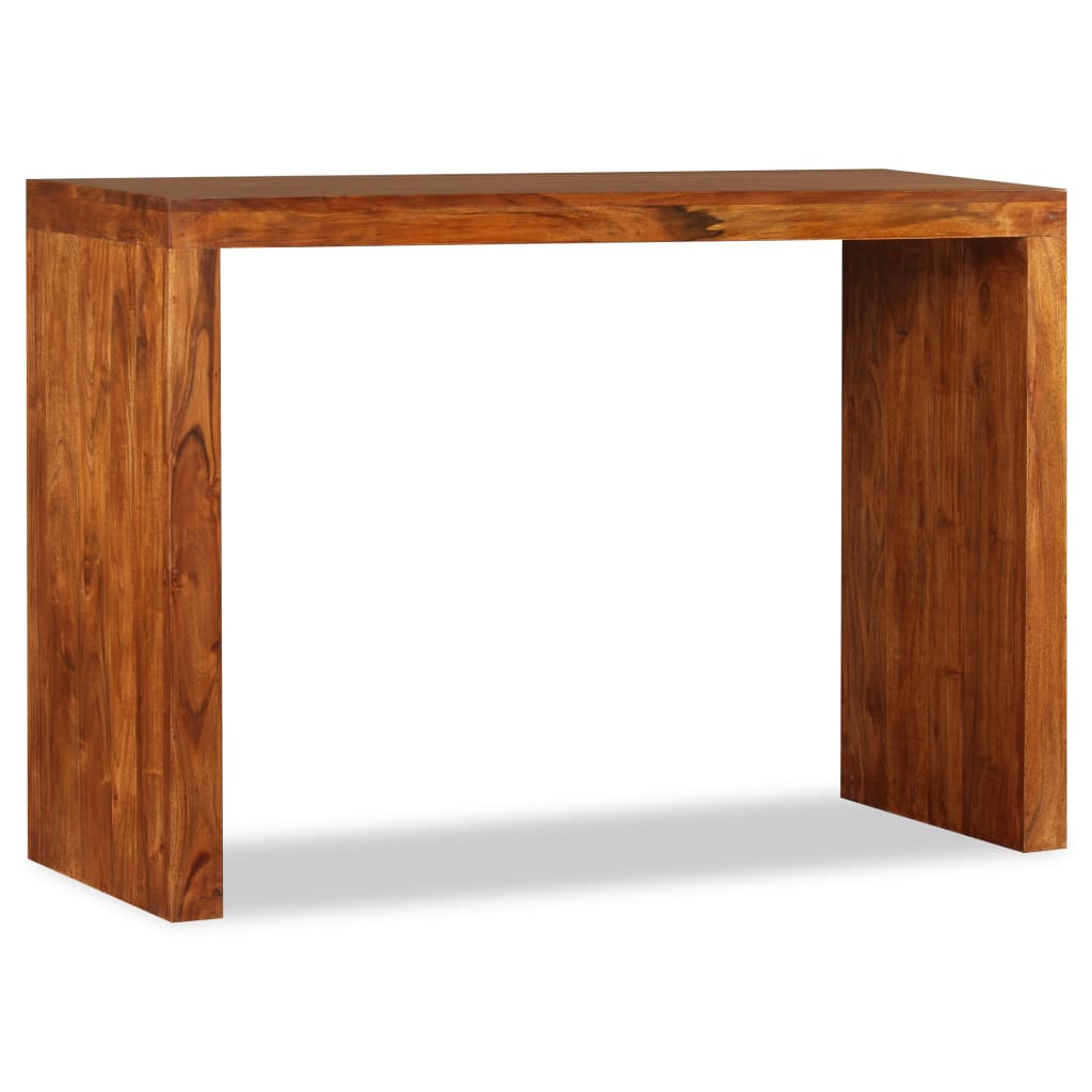 Sivupöytä Kiinteä puu seesamviimeistelyllä 110x40x76 cm - Sisustajankoti.fi