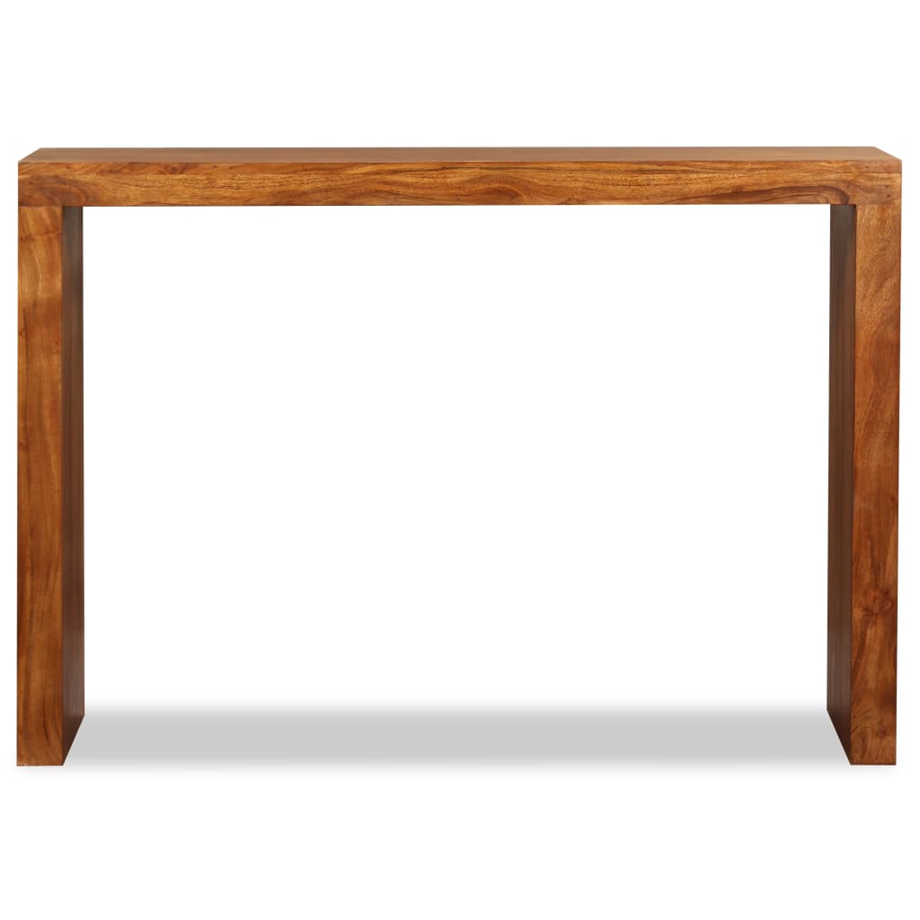 Sivupöytä Kiinteä puu seesamviimeistelyllä 110x40x76 cm - Sisustajankoti.fi