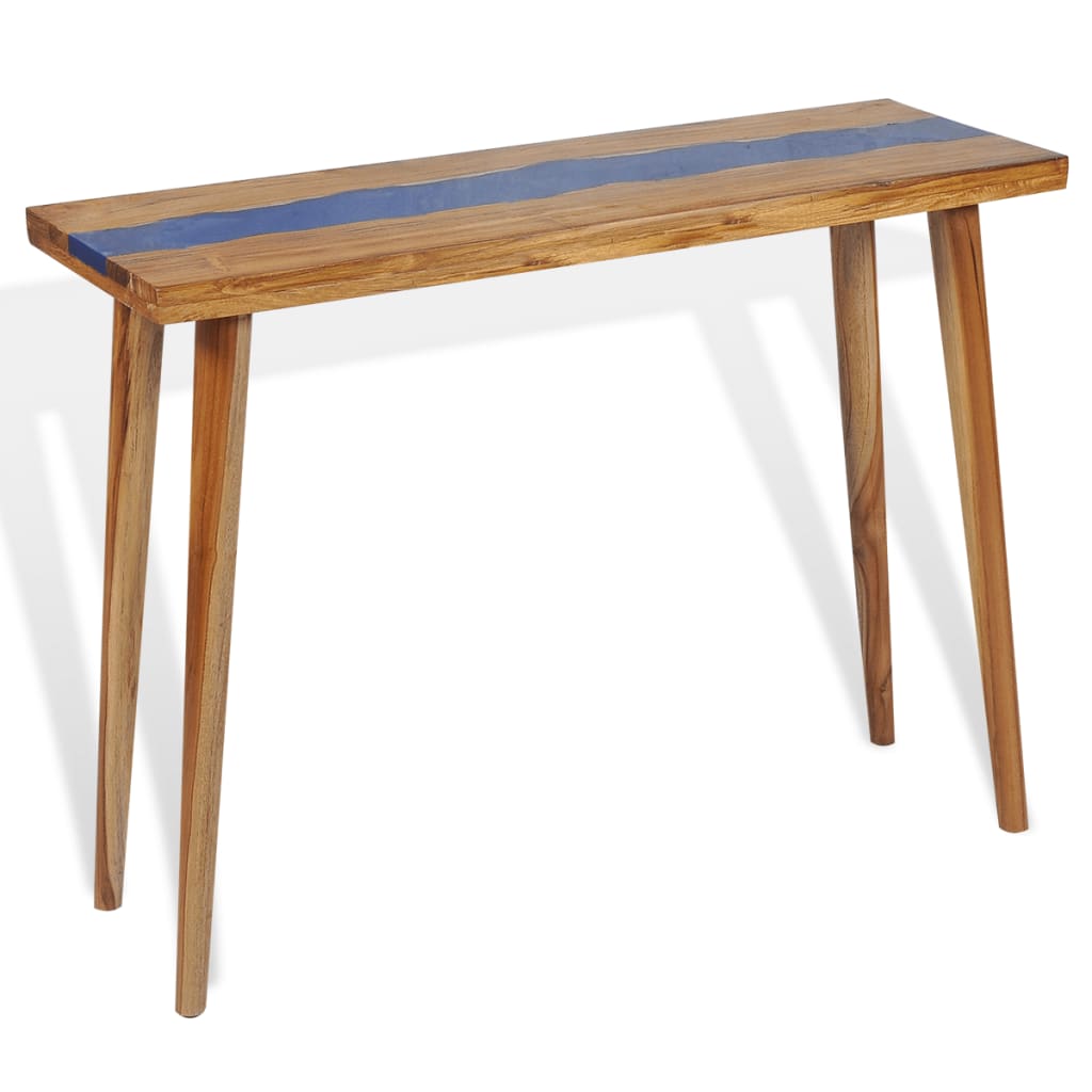 Sivupöytä tiikki hartsi 100x35x75 cm - Sisustajankoti.fi