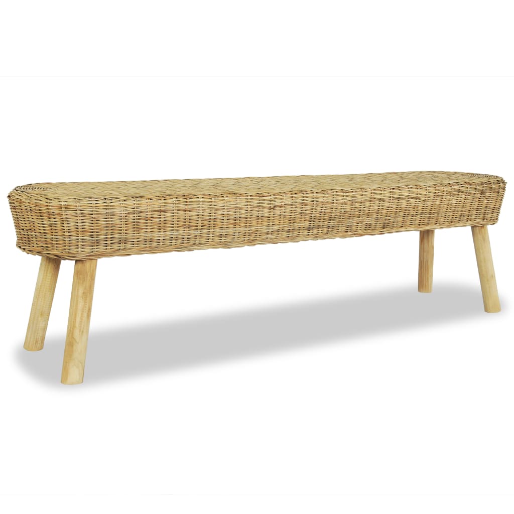 Eteisen Penkki 160x35x45 cm Luonnollinen Rottinki - Sisustajankoti.fi
