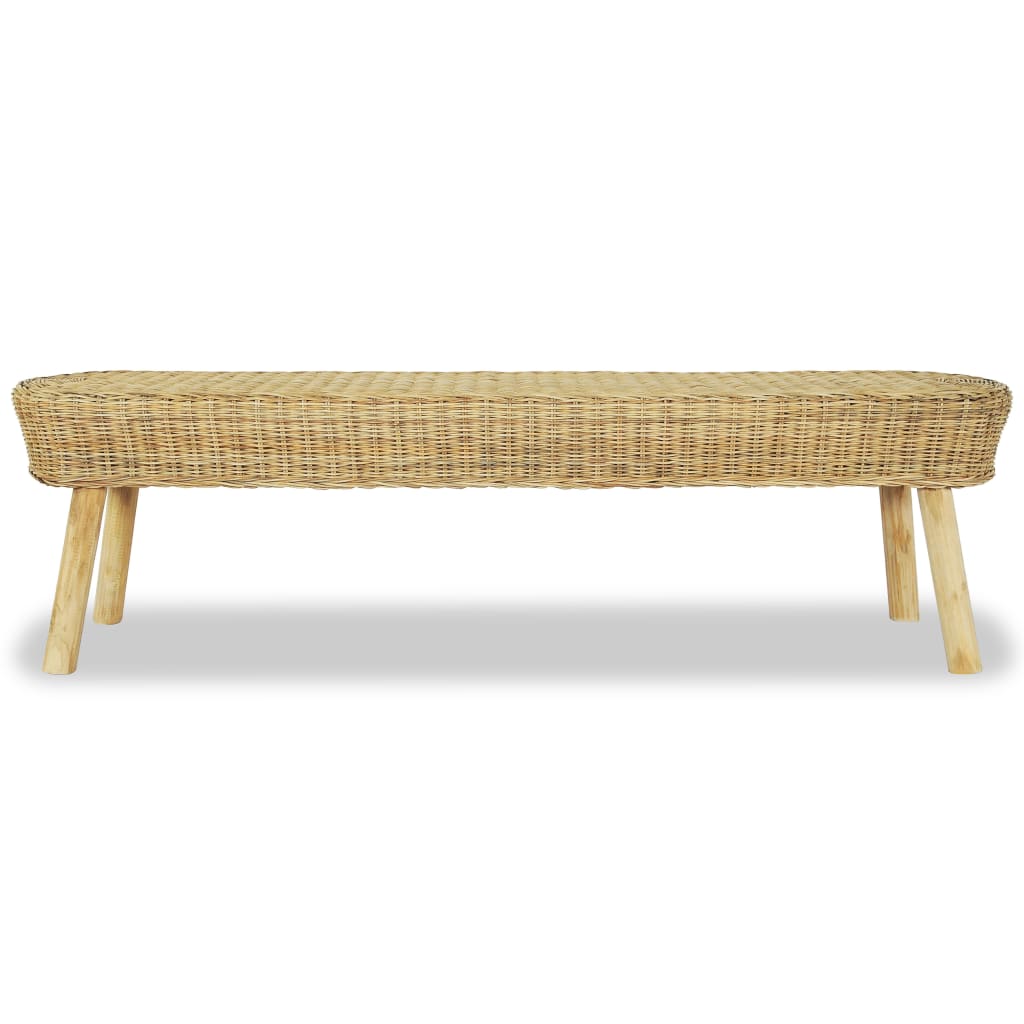 Eteisen Penkki 160x35x45 cm Luonnollinen Rottinki - Sisustajankoti.fi