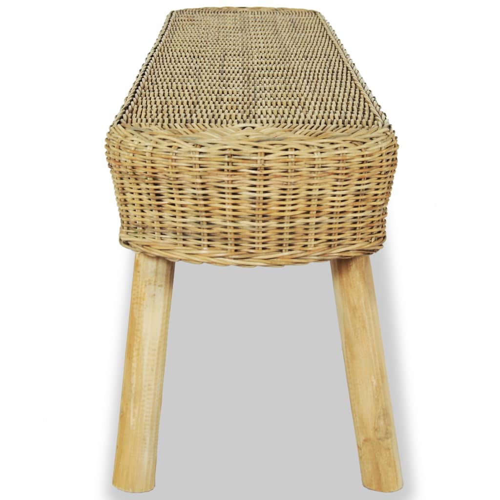 Eteisen Penkki 160x35x45 cm Luonnollinen Rottinki - Sisustajankoti.fi