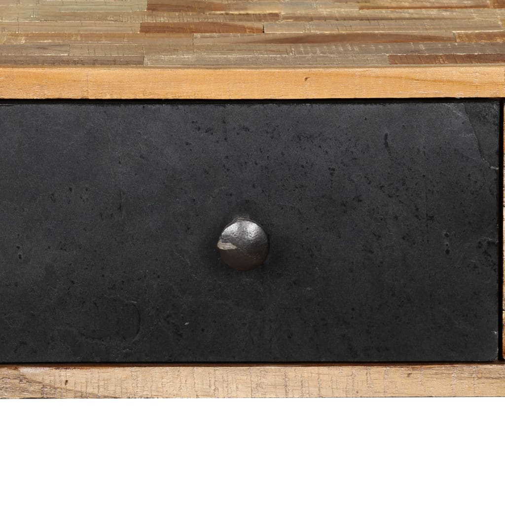 Sivupöytä Täysi Uusiokäytetty Tiikki 120x30x76 cm - Sisustajankoti.fi
