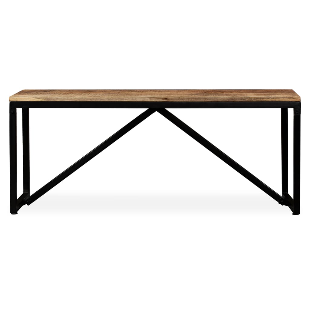 Penkki kiinteä mangopuu 110x35x45 cm - Sisustajankoti.fi